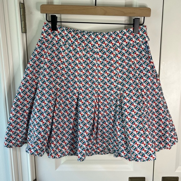 Anthropologie Maeve Pleated‎ Mini Skirt size 2 - Picture 5 of 11